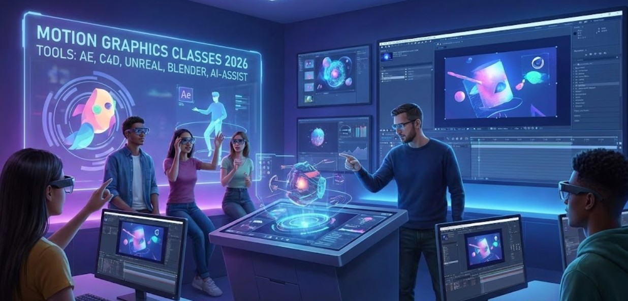 Motion Graphics Classes in 2026: Tools Every Designer Must Learn